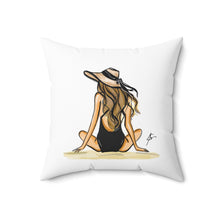 Sunkissed (Brunette) Pillow