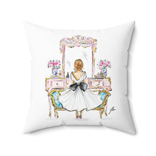 Vintage Vanity (Red) Pillow