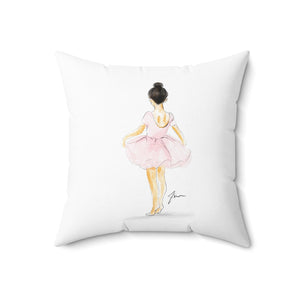 Little Ballerina (Black) Pillow