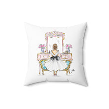 Vintage Vanity (Brunette) Pillow
