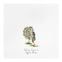 Autumn Leaves and Apples Please Tea Towel