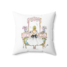 Vintage Vanity (Blonde) Pillow