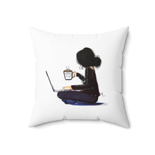 Late Night (Black) Pillow
