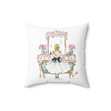 Vintage Vanity (Blonde) Pillow