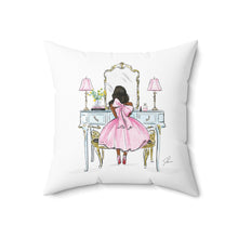 Light Blue Vanity (Dark) Pillow