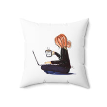 Late Night (Red) Pillow