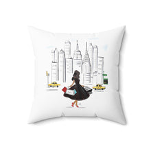 NYC Shopper (Dark) Pillow