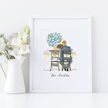 The Bride and Groom Illustration