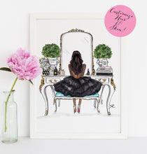 The White Vanity Art Print