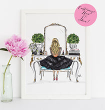 The White Vanity Art Print