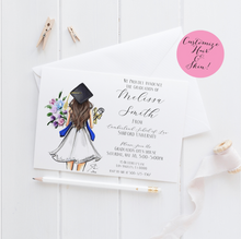 Custom Cap Graduation Invites (Physical Copy or Digital Download)