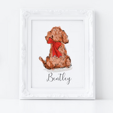 Personalized Pet Portrait Art Print