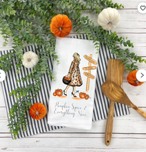 Pumpkin Spice (Blonde) Tea Towel