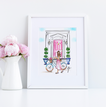 The Pink Door Art Print