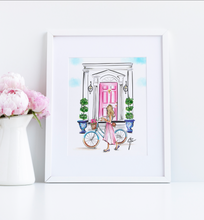 The Pink Door Art Print