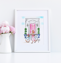 The Pink Door Art Print