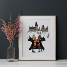 The Wizarding Friends Art Print