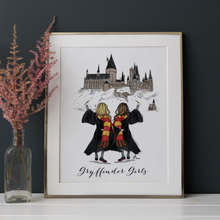 The Wizarding Friends Art Print