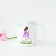 Cottontail and Carrots (Brunette) Mug