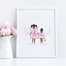 Customizable Butterfly Fairies Art Print