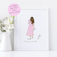 Customizable Bundle of Joy (Baby Girl) Art Print