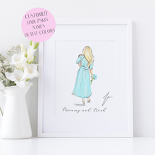 Customizable Bundle of Joy (Baby Boy) Art Print