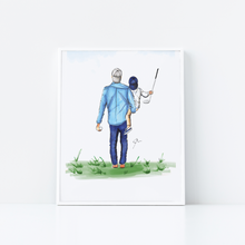 Semi-Custom My Golfing Buddy - Son Art Print