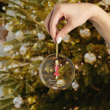 Bump's First Christmas (Blonde) Glass Ornament