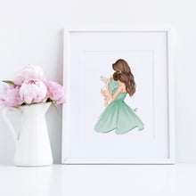 Customizable A Mother's Angel Art Print