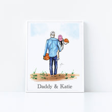 Semi-Custom My Basketball Buddy - Daughter Art Print