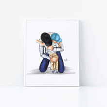 Semi-Custom Son Bear Hugs Art Print
