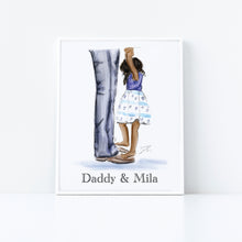 Semi - Custom Daddy Daughter Dance Art Print