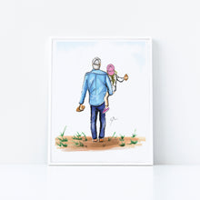 Semi-Custom My Football Buddy - Daughter Art Print
