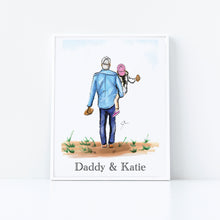 Semi-Custom My Football Buddy - Daughter Art Print