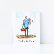 Semi-Custom My Little Handy Girl - Daughter Art Print