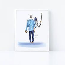 Semi-Custom My Hockey Buddy - Son Art Print
