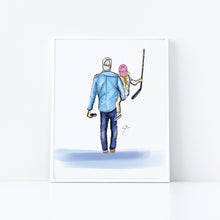 Semi-Custom My Hockey Buddy - Daughter Art Print