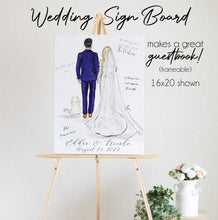 Custom Wedding Portrait Illustration