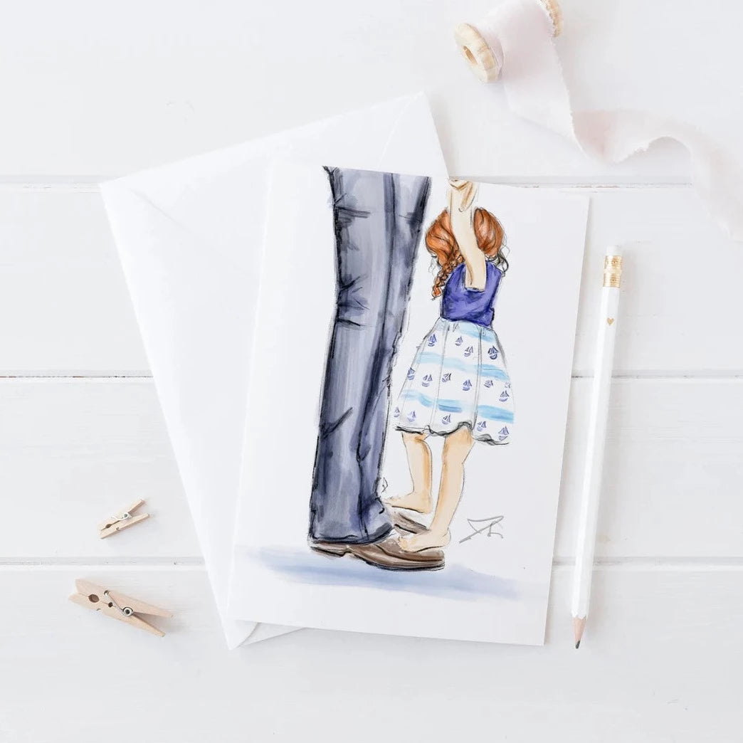 Daddy Daughter Dance Card – Melsy's Illustrations