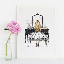 Black Vanity Print Art Print