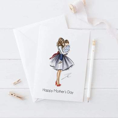 The Boy Who Stole My Heart Mother's Day Card