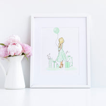 Customizable Preggie and Presents Art Print