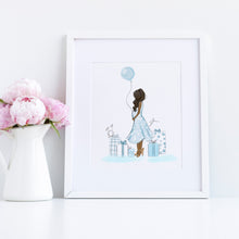 Customizable Preggie and Presents Art Print