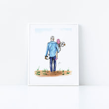 Semi-Custom My Soccer Girl - Daughter Art Print