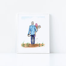 Semi-Custom My Soccer Girl - Daughter Art Print