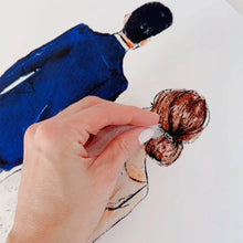 Custom Wedding Portrait Illustration