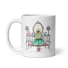 Emerald Elegance Vanity Blonde Mug