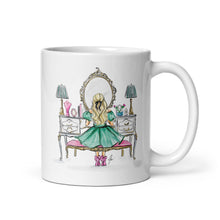 Emerald Elegance Vanity Blonde Mug