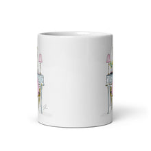 Light Blue Vanity Brunette Mug