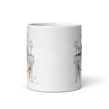 Light Blue Vanity Dark Mug